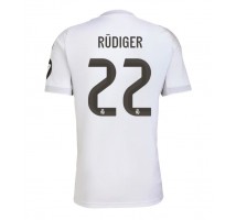 Real Madrid Antonio Rudiger #22 Koszulka Podstawowa 2025-26 Krótki Rękaw